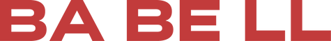 The red text 'BA BE LL' on a white background.