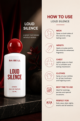 A perfume bottle labeled &
