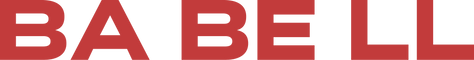 The red text 'BA BE LL' on a white background.